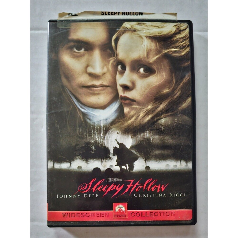 Sleepy Hollow Johnny Depp & Christina Ricci Horror Headless Horseman Icabod DVD
